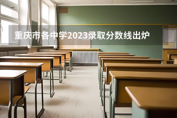 重庆市各中学2023录取分数线出炉？（新安中学高中部录取分数线）