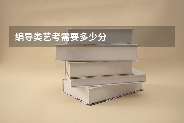 编导类艺考需要多少分