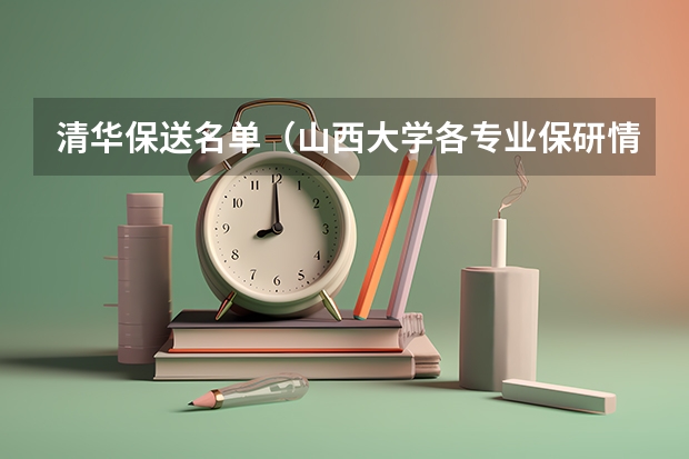 清华保送名单(山西大学各专业保研情况?)