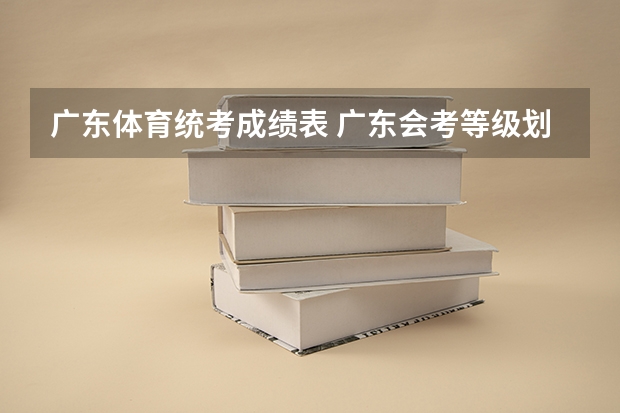 广东体育统考成绩表 广东会考等级划分标准