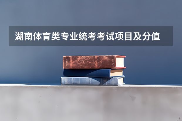 湖南体育类专业统考考试项目及分值 考什么内容