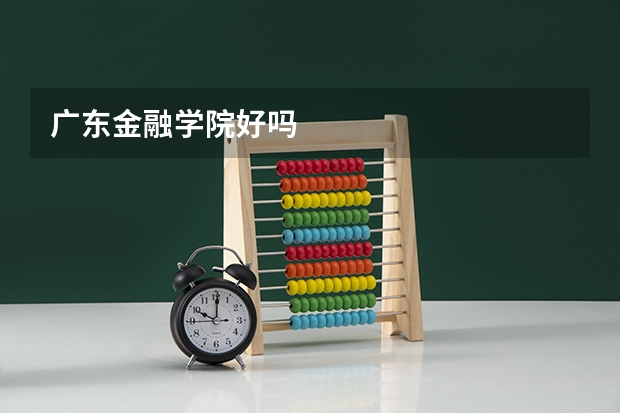 广东金融学院好吗