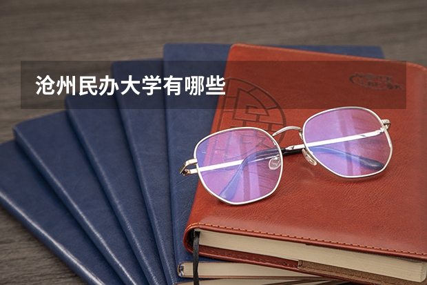 沧州民办大学有哪些