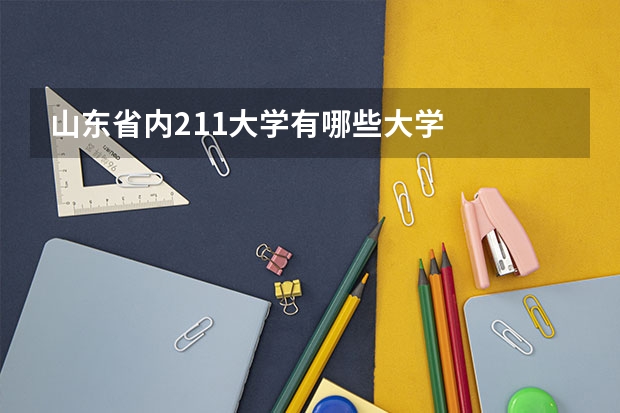山东省内211大学有哪些大学