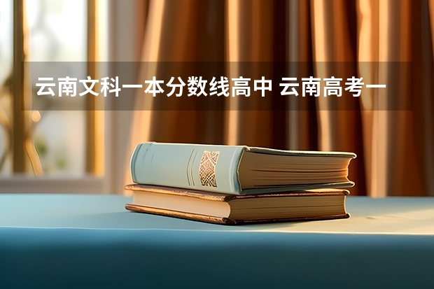 云南文科一本分数线高中 云南高考一本线
