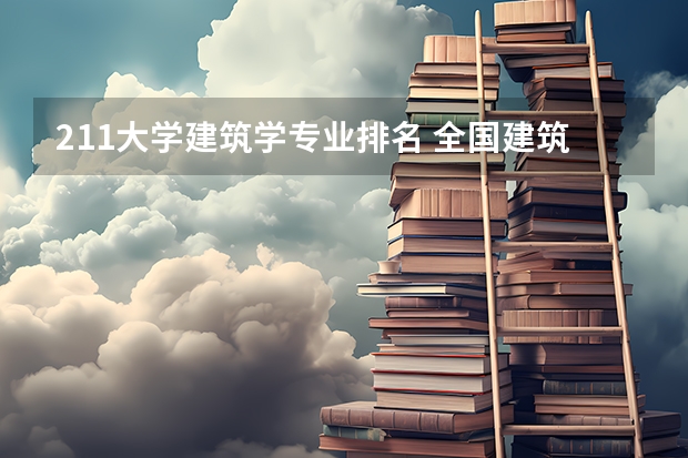 211大学建筑学专业排名 全国建筑学专业大学排名