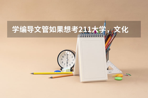 学编导文管如果想考211大学，文化课最起码要多少分？烟台理科的