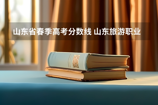 山东省春季高考分数线 山东旅游职业学院春考录取线