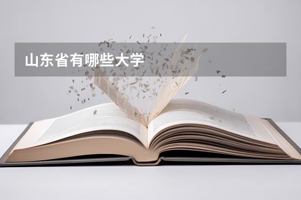 山东省有哪些大学