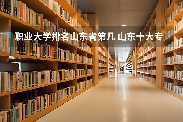 职业大学排名山东省第几 山东十大专科学校排名