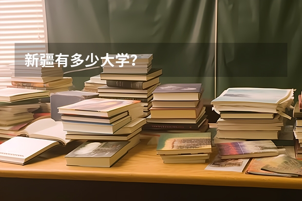 新疆有多少大学？