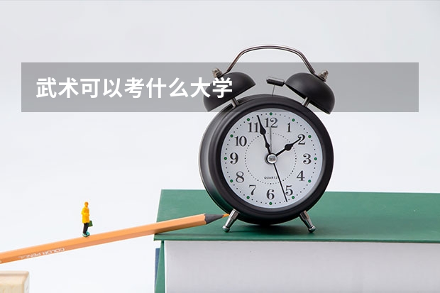 武术可以考什么大学
