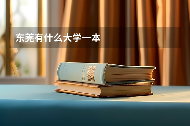 东莞有什么大学一本