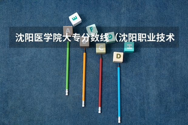 沈阳医学院大专分数线（沈阳职业技术学院录取线）