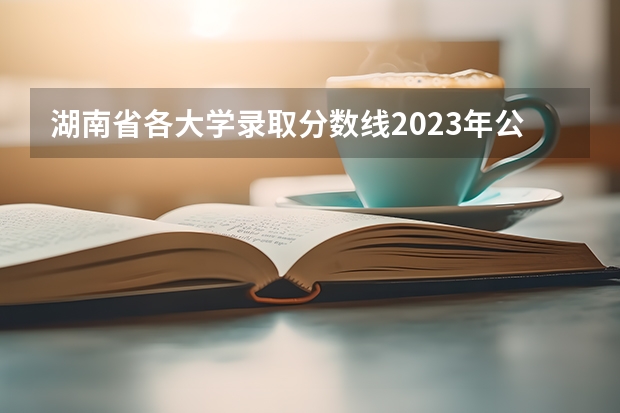 湖南省各大学录取分数线2023年公布 湖南各大学排名及录取分数线