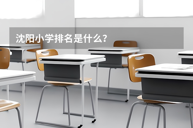 沈阳小学排名是什么？