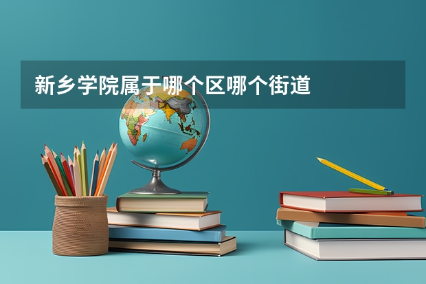 新乡学院属于哪个区哪个街道