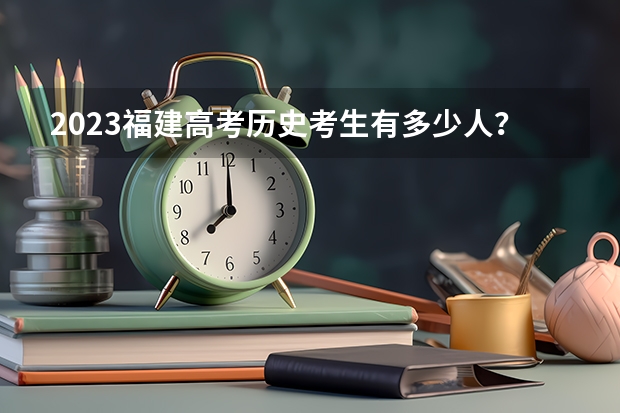 2023福建高考历史考生有多少人？