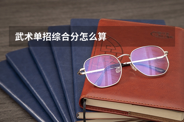 武术单招综合分怎么算