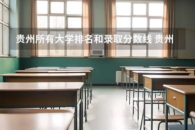 贵州所有大学排名和录取分数线 贵州省内大专学校排名及分数