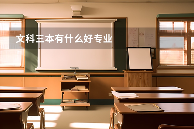 文科三本有什么好专业