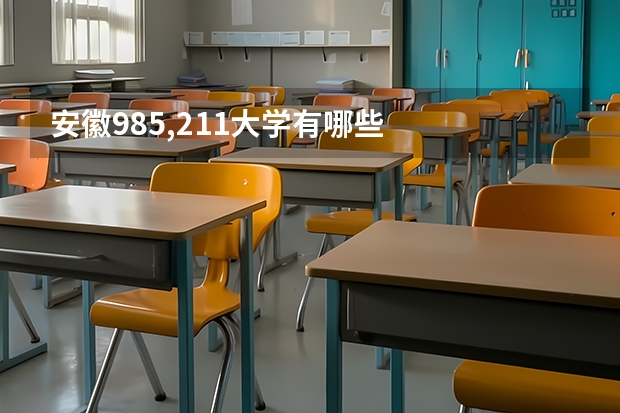 安徽985,211大学有哪些