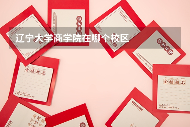 辽宁大学商学院在哪个校区