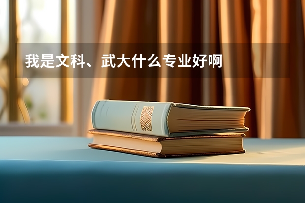 我是文科、武大什么专业好啊