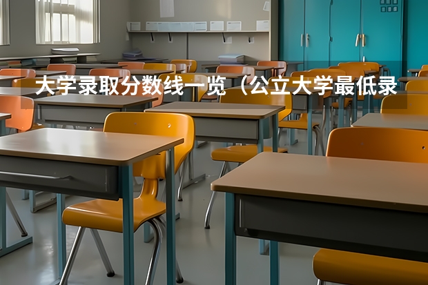 大学录取分数线一览（公立大学最低录取分数线）