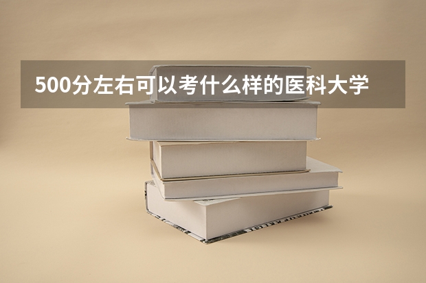 500分左右可以考什么样的医科大学?