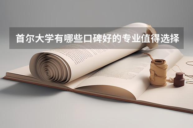 首尔大学有哪些口碑好的专业值得选择？