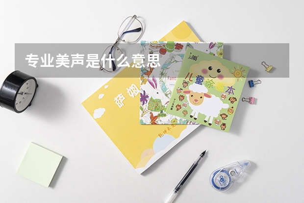专业美声是什么意思
