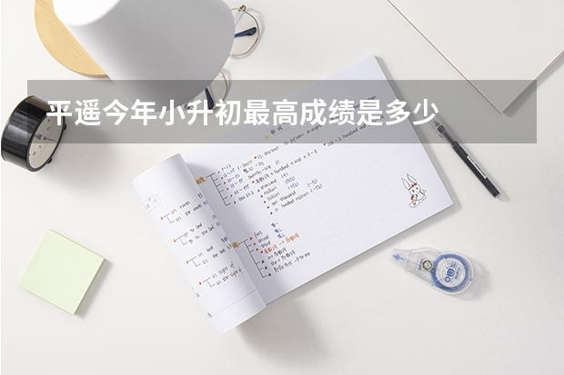 平遥今年小升初最高成绩是多少