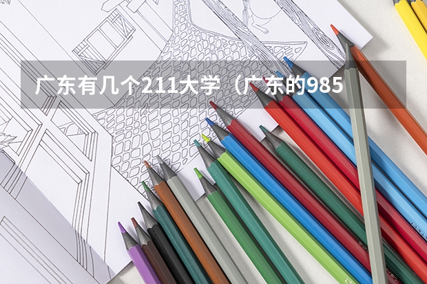 广东有几个211大学（广东的985和211大学名单）