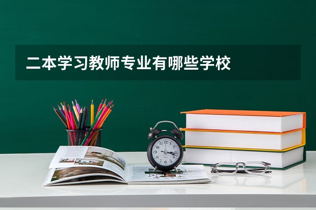 二本学习教师专业有哪些学校