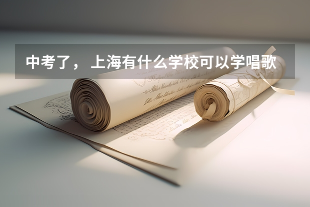 中考了， 上海有什么学校可以学唱歌跳舞