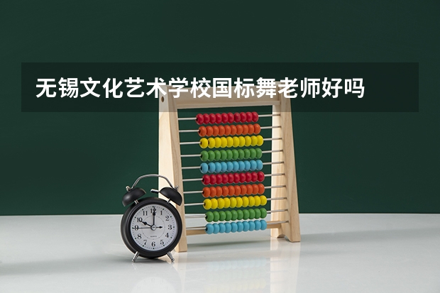 无锡文化艺术学校国标舞老师好吗