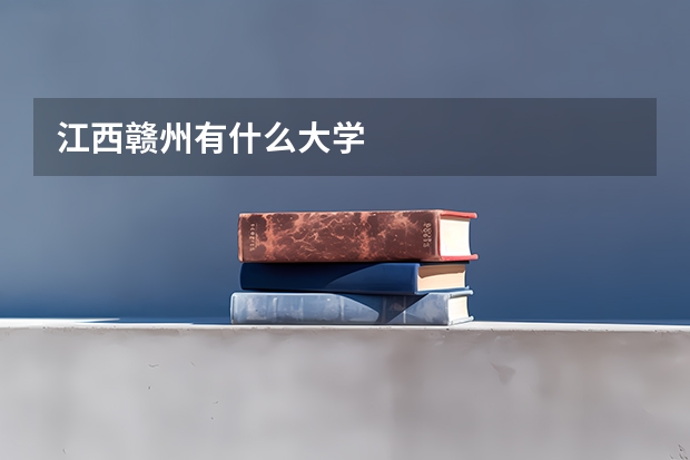 江西赣州有什么大学