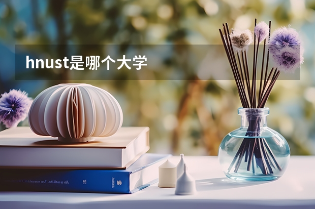 hnust是哪个大学
