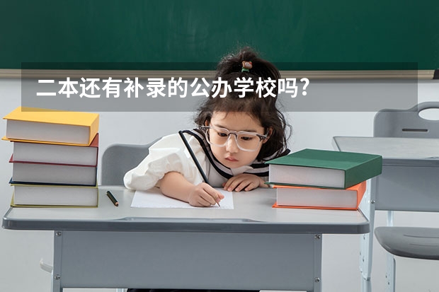 二本还有补录的公办学校吗?