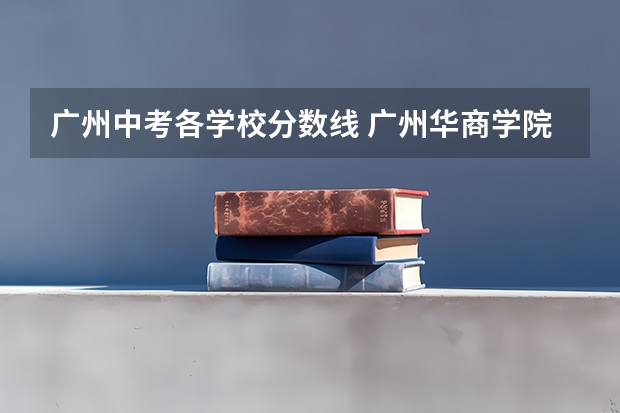 广州中考各学校分数线 广州华商学院专插本分数线