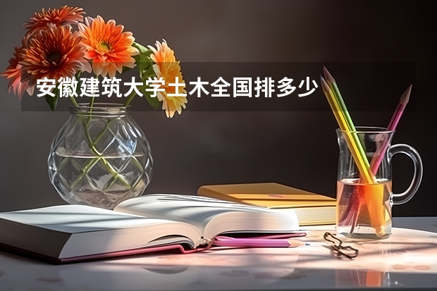 安徽建筑大学土木全国排多少.