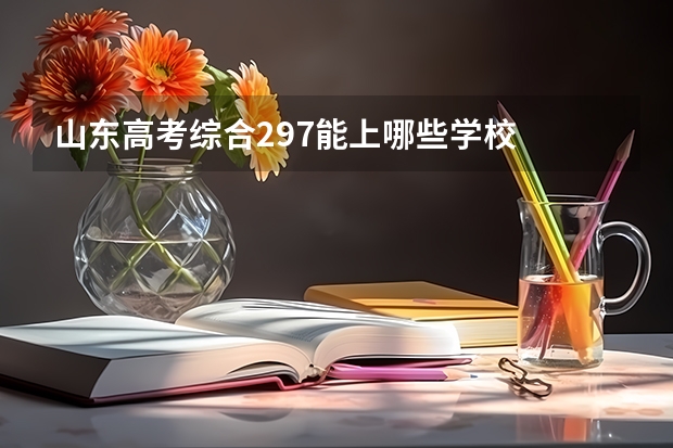 山东高考综合297能上哪些学校
