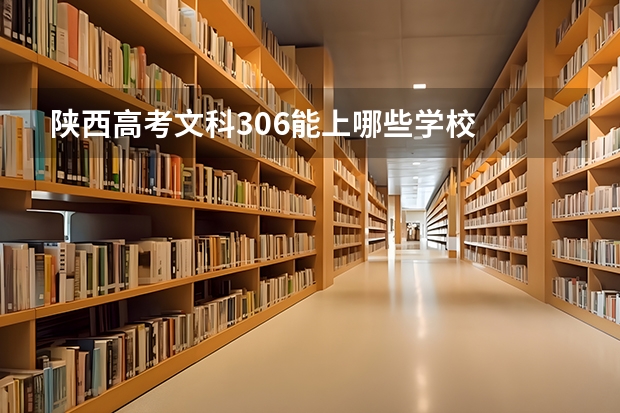 陕西高考文科306能上哪些学校
