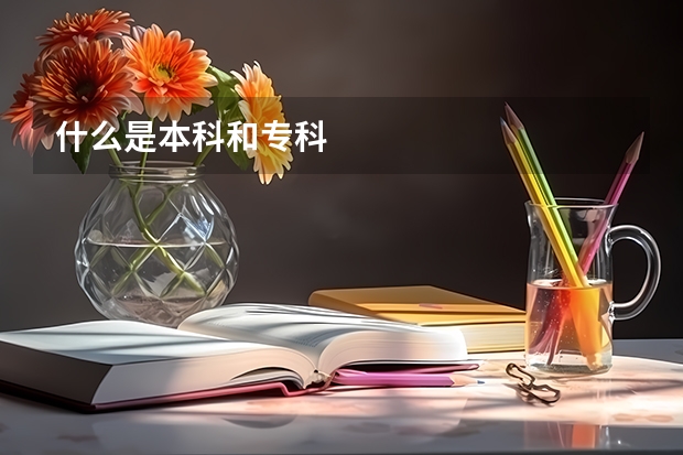 什么是本科和专科
