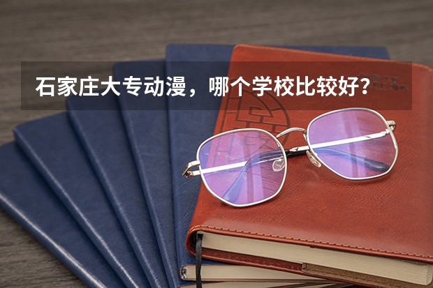 石家庄大专动漫，哪个学校比较好？