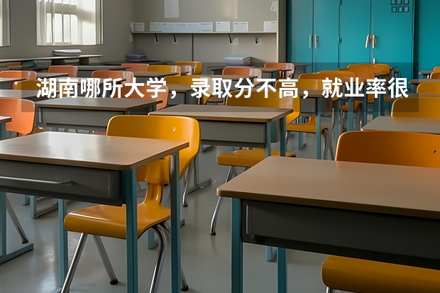 湖南哪所大学，录取分不高，就业率很高？ 湖南二本计算机专业大学排名