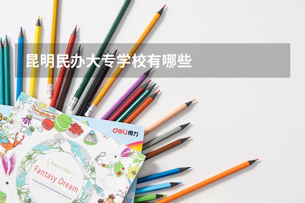 昆明民办大专学校有哪些