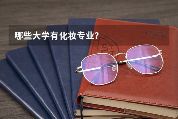 哪些大学有化妆专业？
