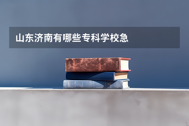 山东济南有哪些专科学校急